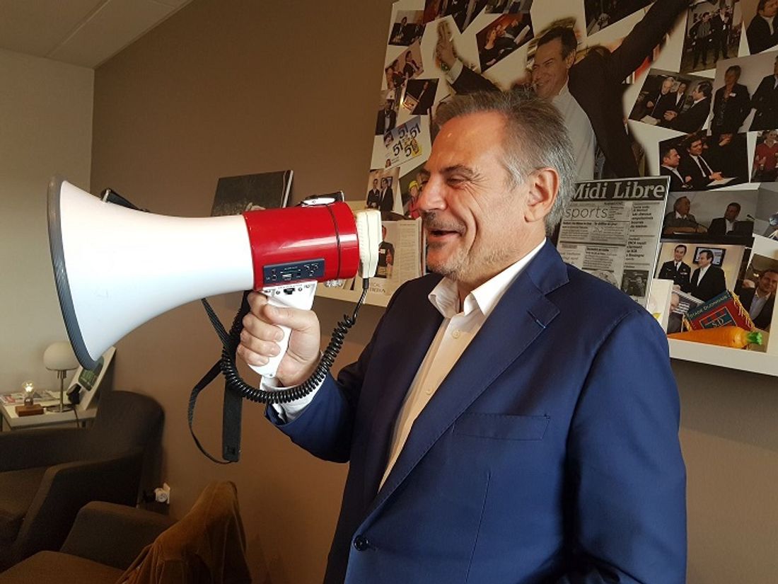 Pascal Gautheron appelle, ici avec humour, les chefs d'entreprise à voter